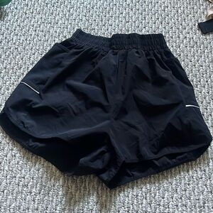 Black shein shorts